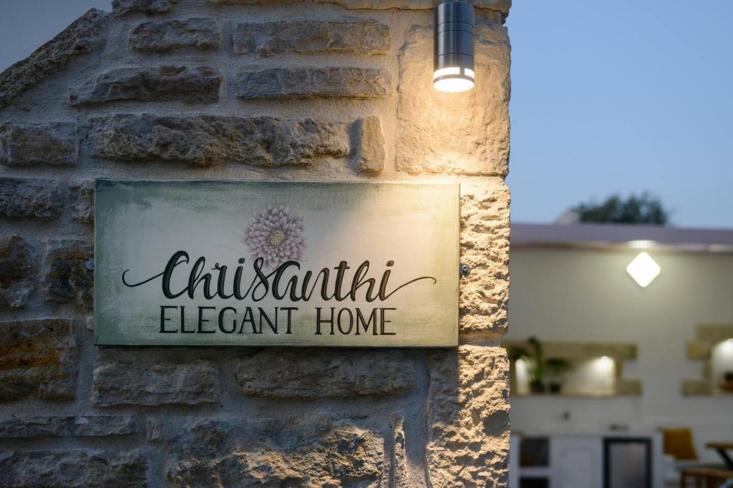 Chrisanthi Elegant Villa Pitsidia Exterior photo